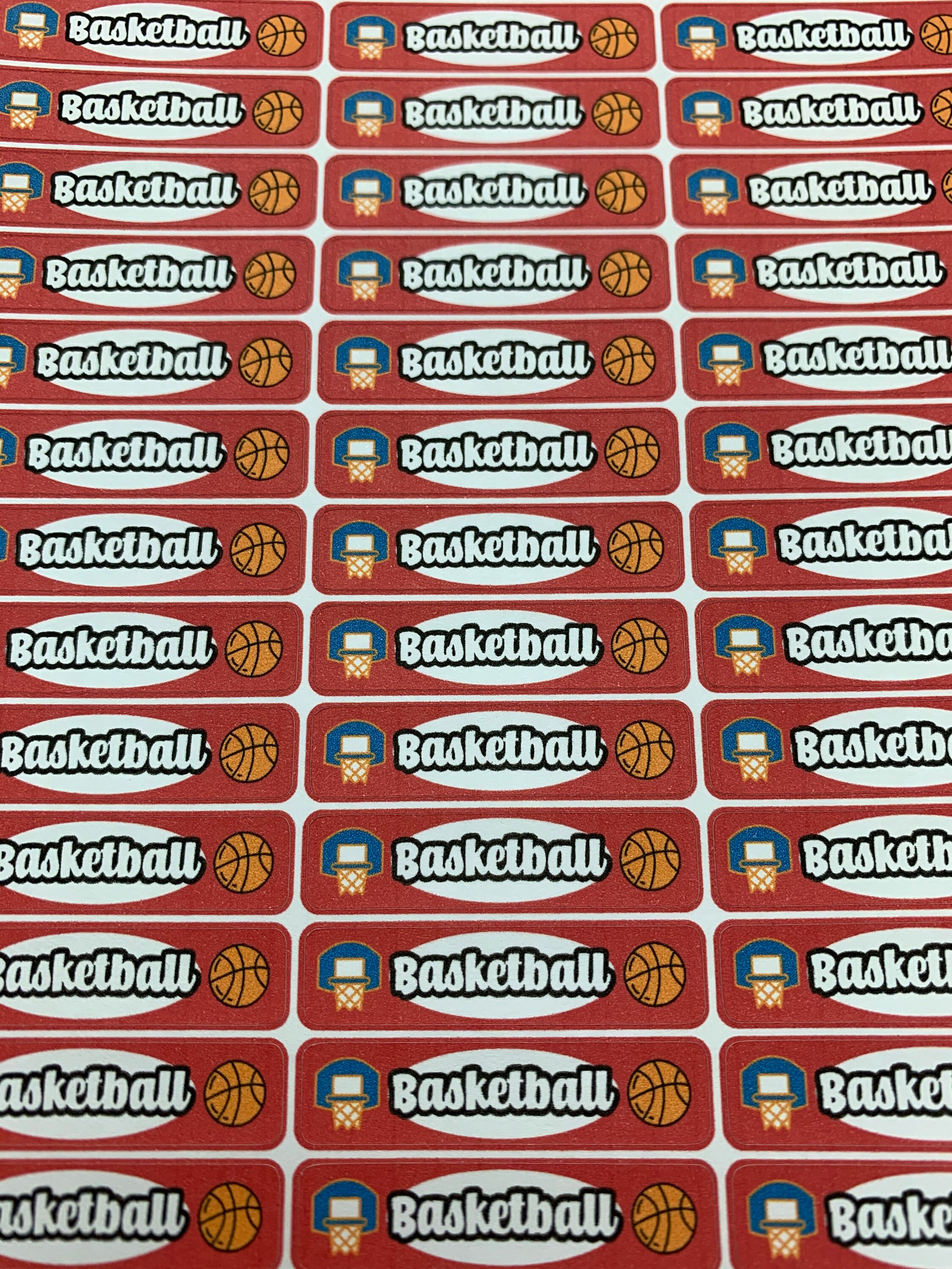 Basketball planner stickers basketball stickers basketball Etsy