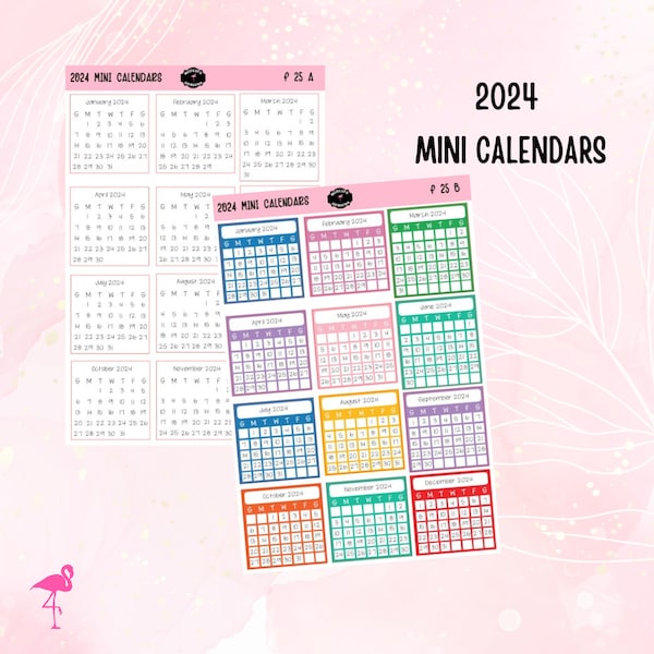 2024 Scrapbook Calendar Etsy