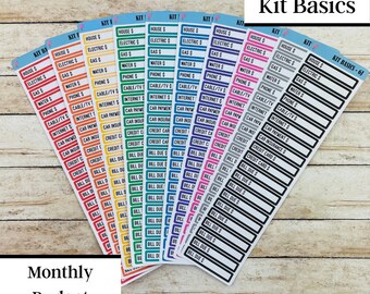 Budget Planner Stickers Etsy Budget Planner Stickers Etsy