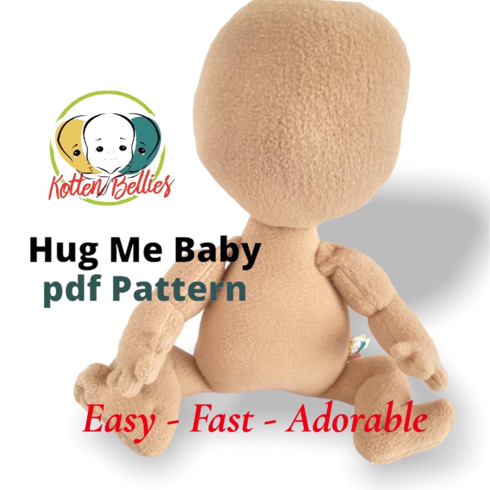 PDF Hug Me Baby Pattern, Digital Download, Doll Making - Etsy