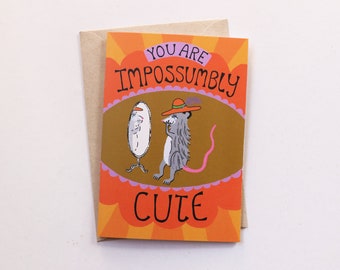 You're Cute Greeting Card