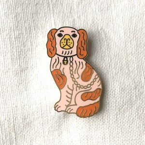 Staffordshire Spaniel Enamel Pin