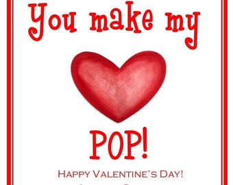 Valentine Stickers, Valetines Tags Valentines goody bags Valentine's tags, heart stickers, Valetines Day tag, Valentine heart tag