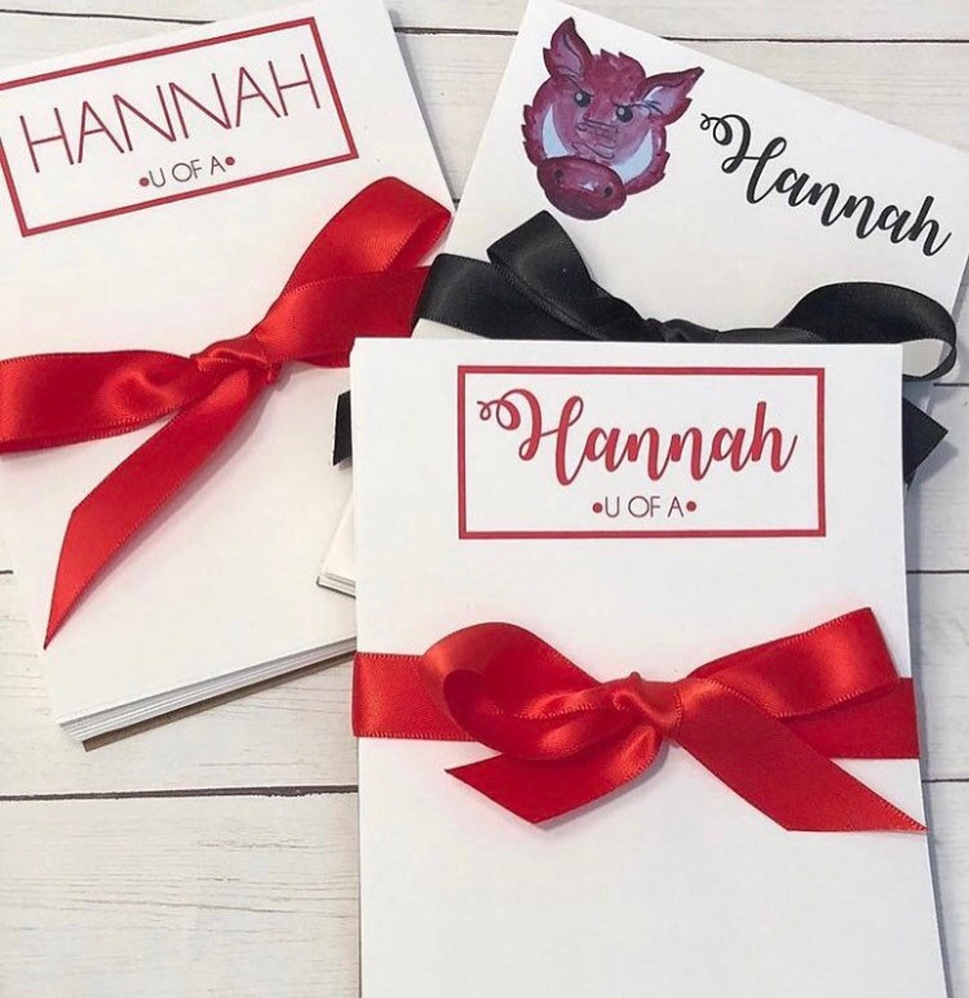 Mini Notepad, Monogram Notepad, College Notepad, Graduation Notepad - Etsy