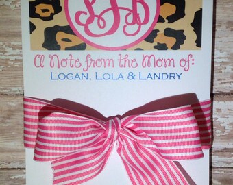 Mommy Note pads, Leopard Notepad, Leopard notes, from the mom of notepad, mommy  notepad, from the mother of note pad, back to school