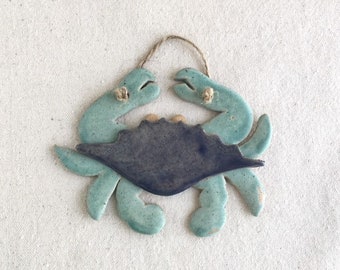 Ceramic Whimsical Crab Ornaments