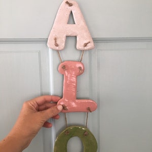 Hanging letter signs image 7