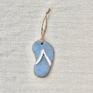 Flip Flop Ornaments sky/white