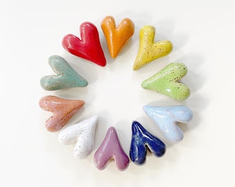 Pocket Hearts worry stone prayer amulet