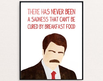 Items Similar To Ron Swanson Quote I M A Simple Man I Like