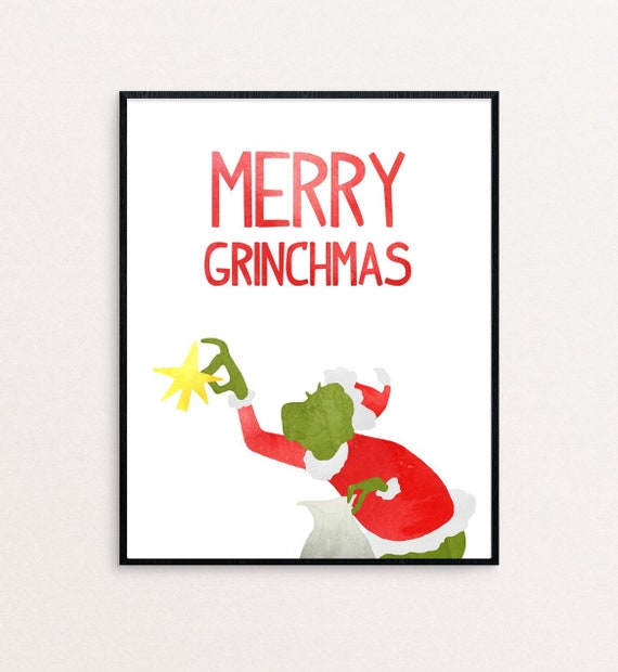 Wie Der Grinch Stole Christmas Frohe Grinchmas Etsy