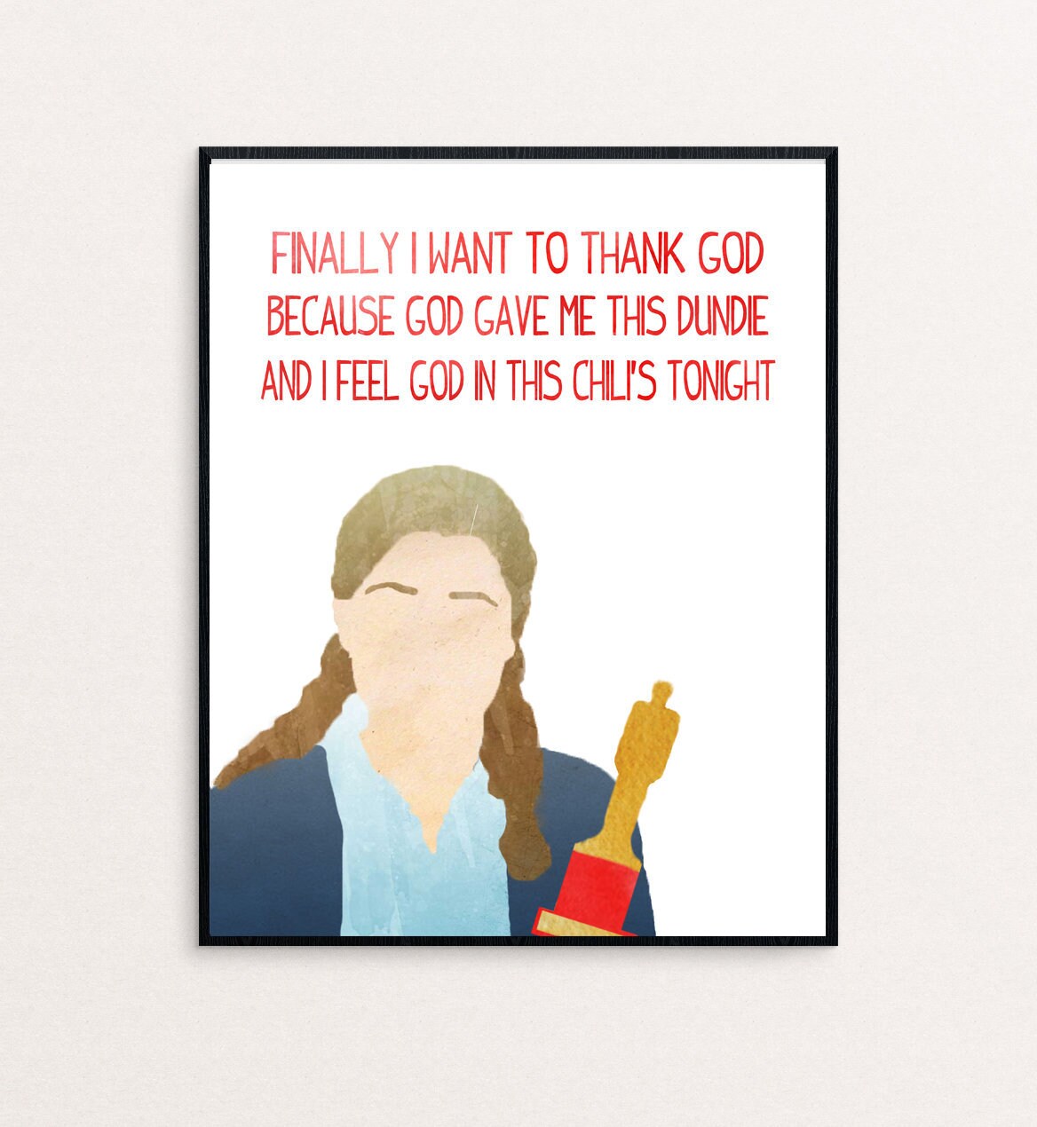 The Office Pam Beesly Quote The Dundies Episode I Etsy