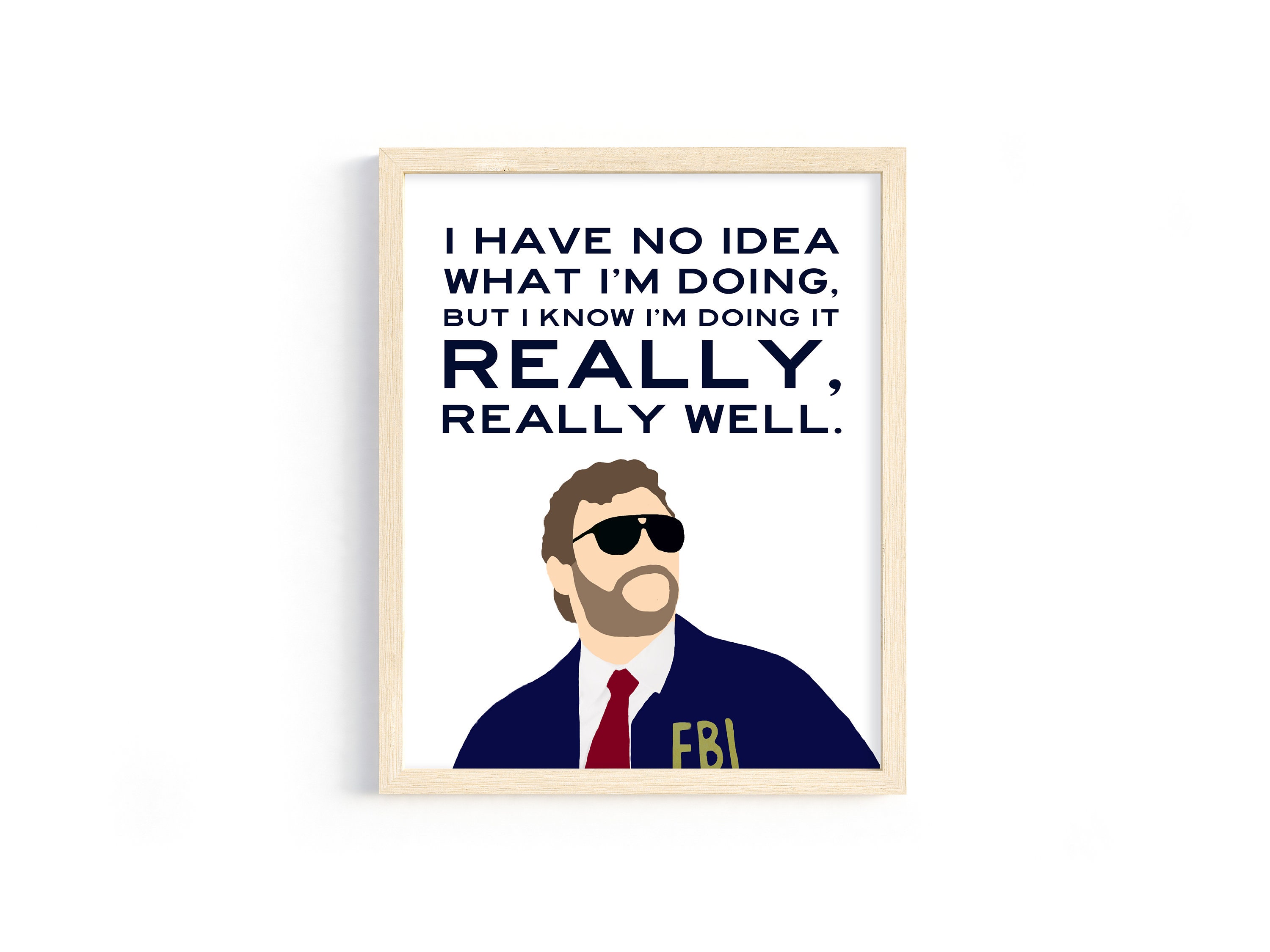 Andy Dwyer Quote I Have No Idea What Im Doing Etsy