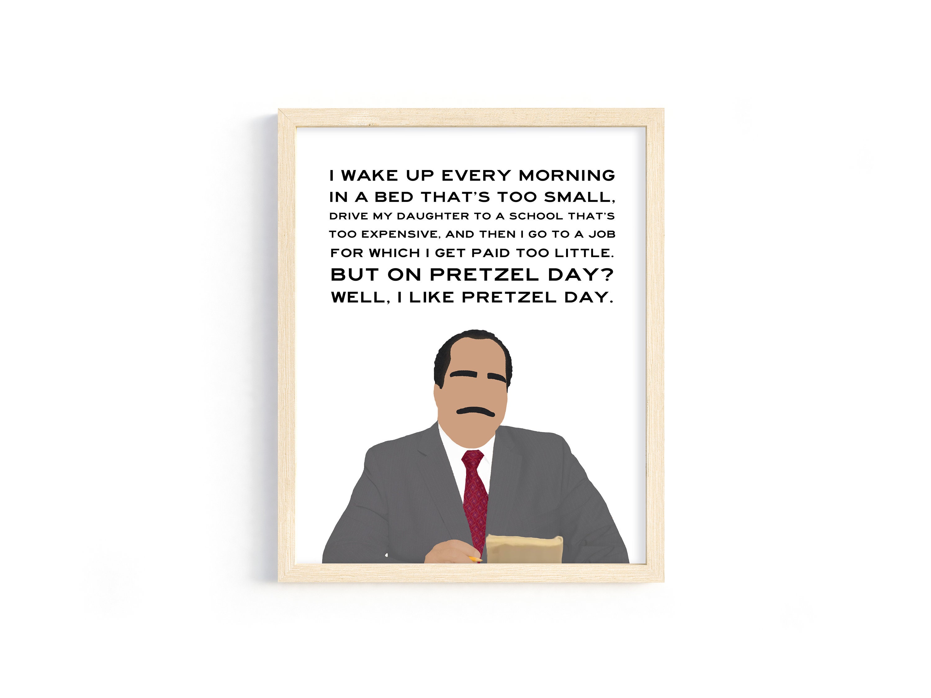 The Office Stanley Hudson but on Pretzel Day Well - Etsy