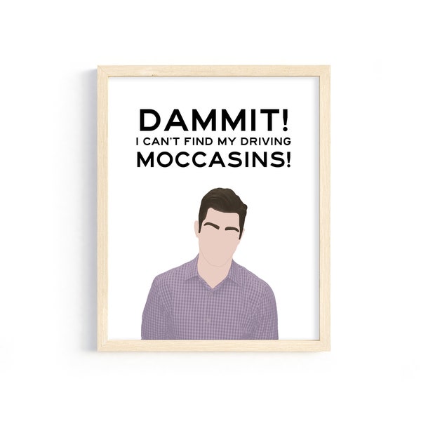 New Girl - Schmidt - "Dammit! I can't find my driving moccasins!" - Max Greenfield - 8x10 Digital Print