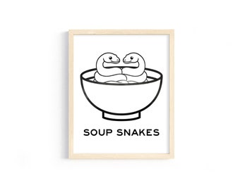 The Office - "You and I are soup snakes." - 8x10 Digital Print