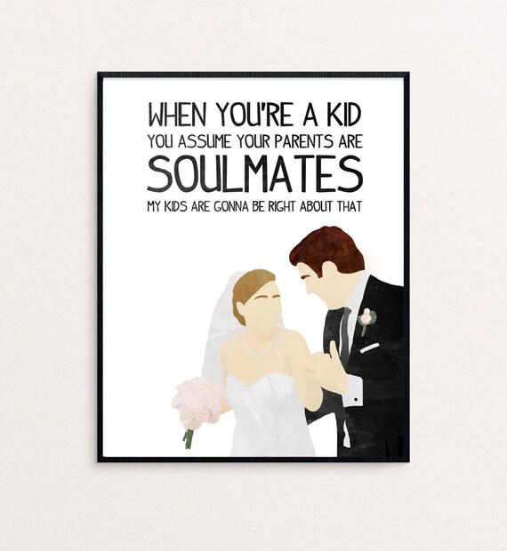 The Office You/'re the Jim to my Pam Watercolor Teapot Wall Art Print Digital Download