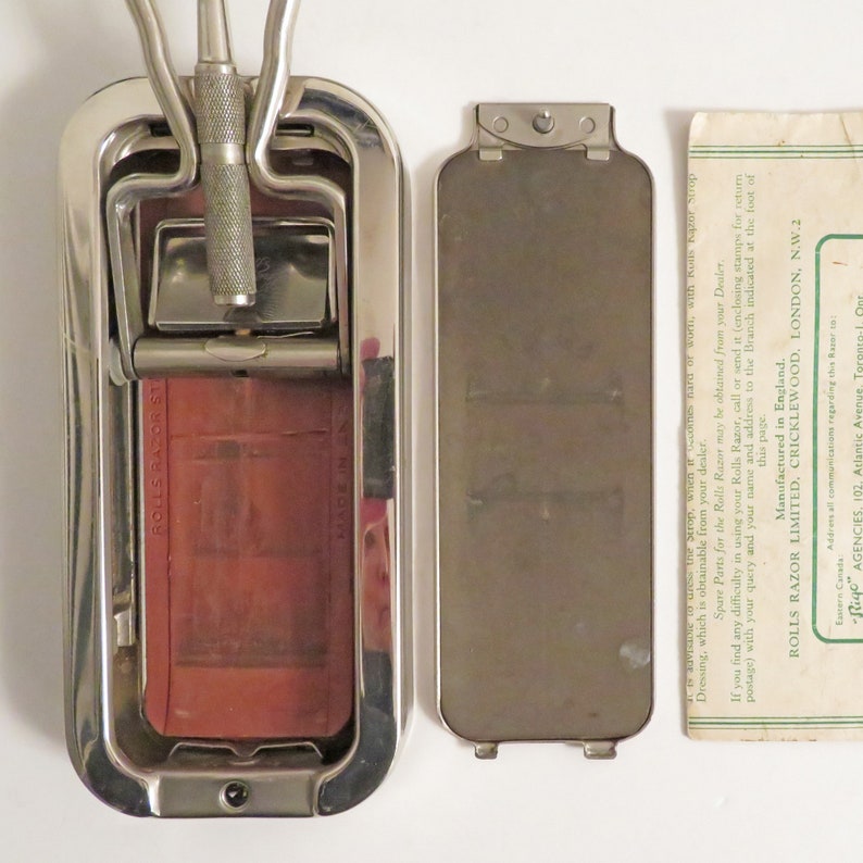 Vintage Rolls Razor Men's Shaving Kit Men's Grooming - Etsy