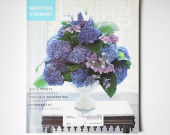 Martha Stewart Living Number 93 August 2001, lifestyle magazine, how-to magazine