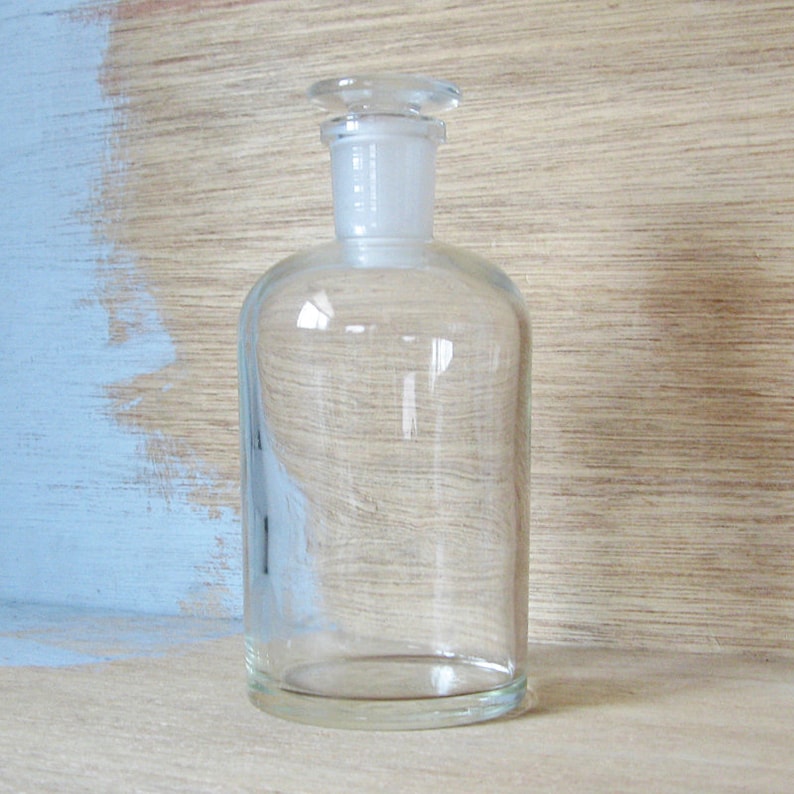 Pyrex Glass Bottle With Glass Stopper Vintage Lab Ware Glass Etsy Canada