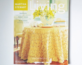 Martha Stewart Living Number 89 April 2001, lifestyle magazine, how-to magazine