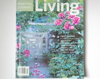 Martha Stewart Living Number 88 March 2001, Special Gardening issue, lifestyle magazine, how-to magazine