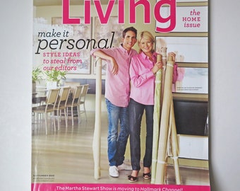 Martha Stewart Living Number 202 September 2010, lifestyle magazine, how-to magazine