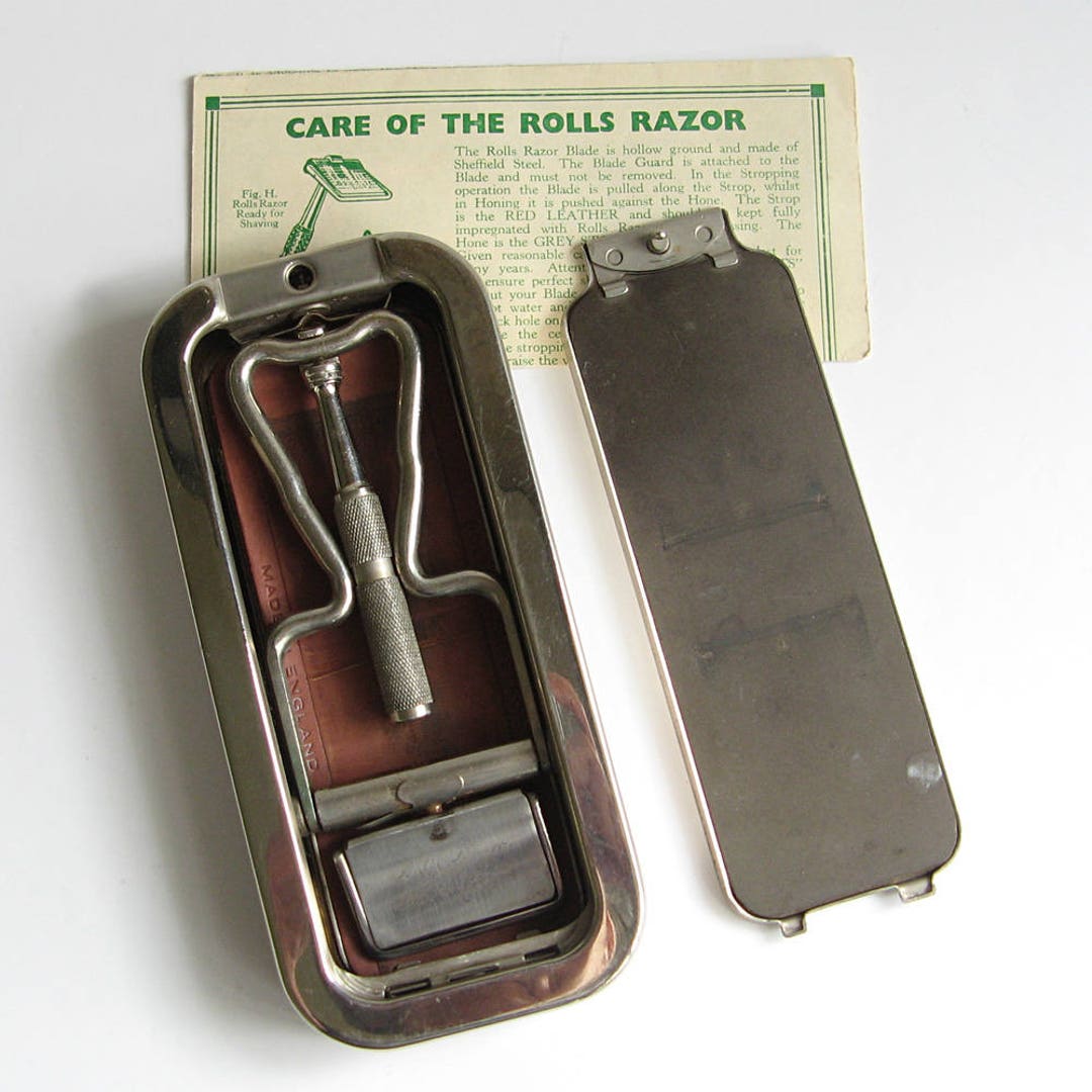 Vintage Rolls Razor Men's Shaving Kit Men's Grooming Etsy