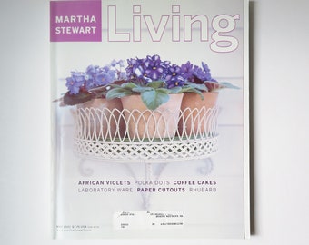 Martha Stewart Living Number 90 May 2001, lifestyle magazine, how-to magazine