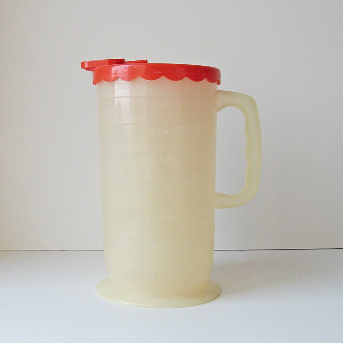 Vintage Plastic Pitcher by Blisscraft Retro Picnic Accessory Etsy