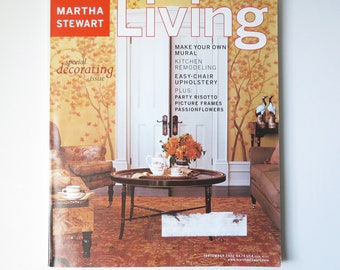 Martha Stewart Living Number 106 September 2002, lifestyle magazine, how-to magazine