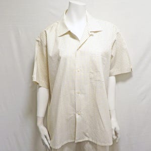 MCM メンズ 半袖シャツ、1960年代風レトロサマーシャツ