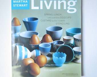 Martha Stewart Living Number 101 April 2002, lifestyle magazine, how-to magazine