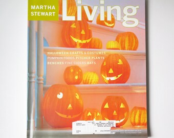 Martha Stewart Living Number 95 October 2001, lifestyle magazine, how-to magazine