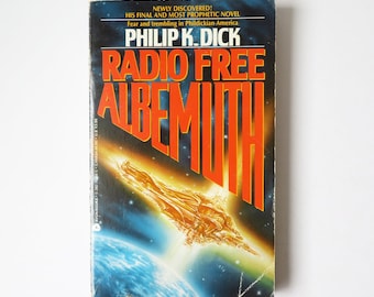 Radio Free Albemuth by Philip K. Dick, vintage sci-fi paperback