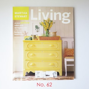 Martha Stewart Living Number 62 September 1998, lifestyle magazine
