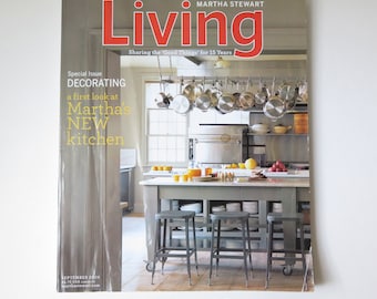 Martha Stewart Living September 2006 Number 154, lifestyle magazine, how-to magazine