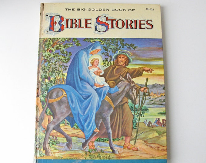 Bible Stories, Children's Book, Religious Book, the Big Golden Book of Bible Stories