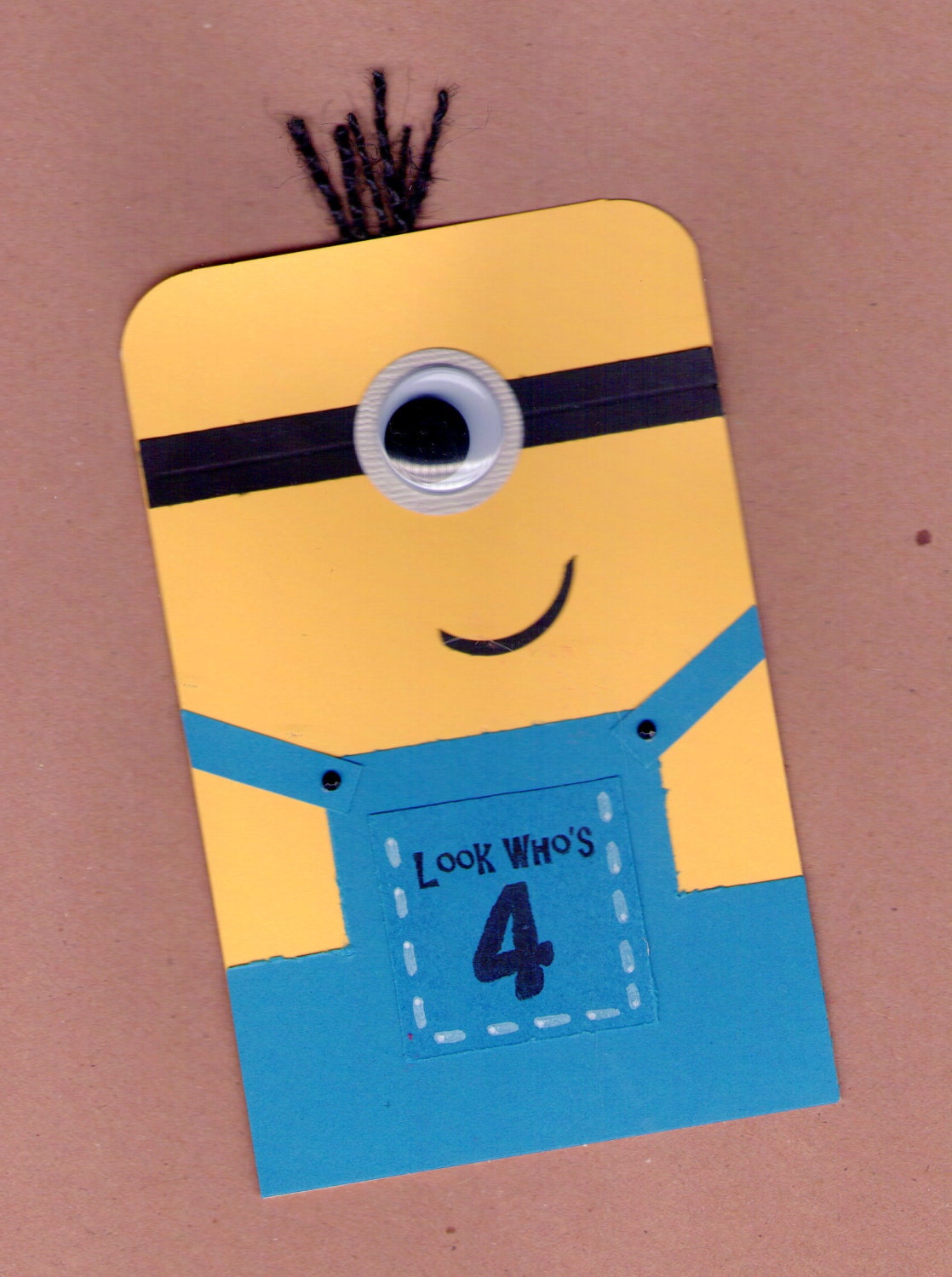 Carte d'anniversaire Minion | Etsy