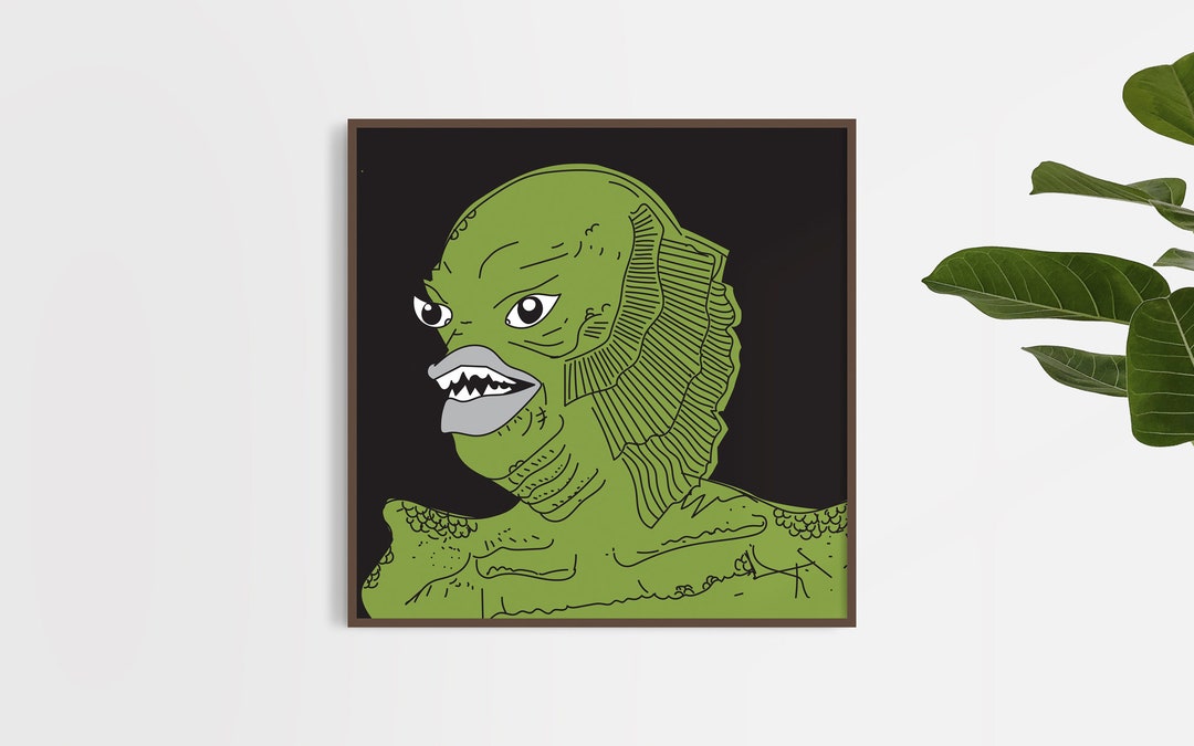 Set of 11 - Creature From the Black Lagoon | Printable Wall Art Set ...