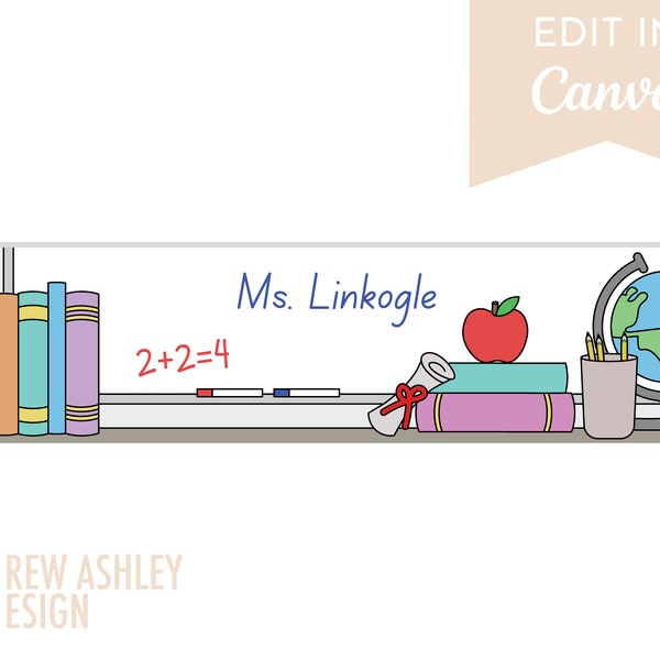 Teacher LinkedIn Banner - Background Photo - Teacher White Board