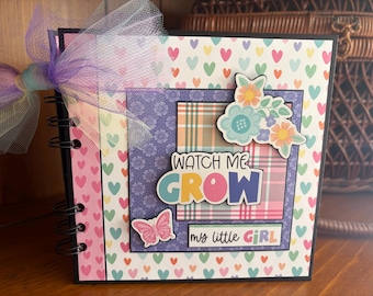 My Little Girl (Watch Me Grow) - Completed mini scrapbook album