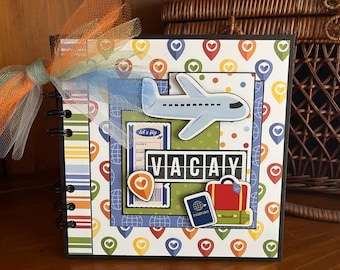 Vacay (Happy Travels) - Mini chipboard album