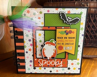 Trick or Treat, Smell My Feet - Mini chipboard album
