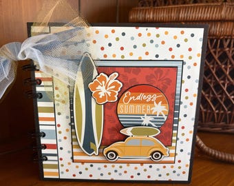 Endless Summer - Completed mini scrapbook album