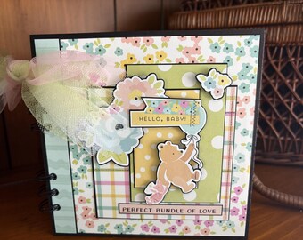 Baby Pooh (Perfect Bundle of Joy) - Completed mini scrapbook album