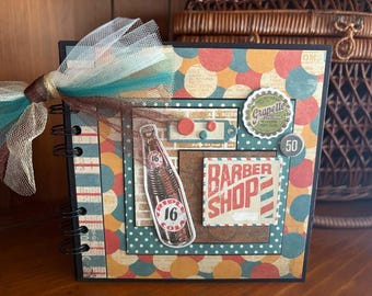 Nostalgia - Completed mini scrapbook album
