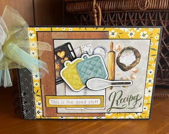 This is the Good Stuff (Recipe Book) - Mini chipboard album