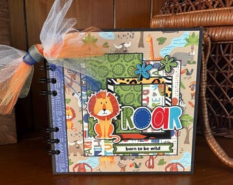 ROAR (Born to be Wild) - Completed mini scrapbook album