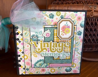 Vintage Memories (Beautiful Moments) - Mini chipboard album